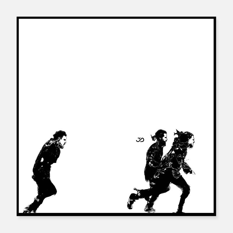 Scene Odysseus Priamo and Menelaus Poster 16" x 16" (40x40 cm)