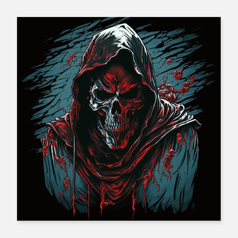 The Grim Reaper Poster 16" x 16" (40x40 cm)