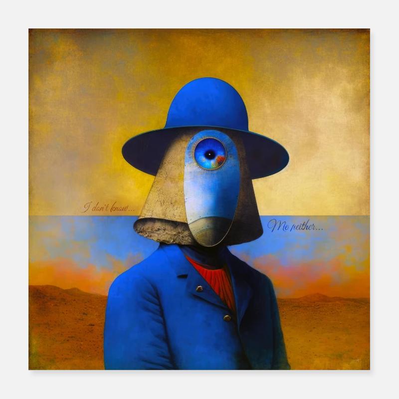 Surreal 01 Poster 40x40 cm