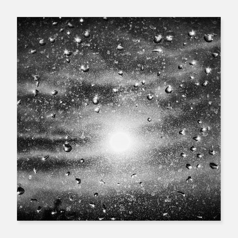 Sun and rain Poster 16" x 16" (40x40 cm)