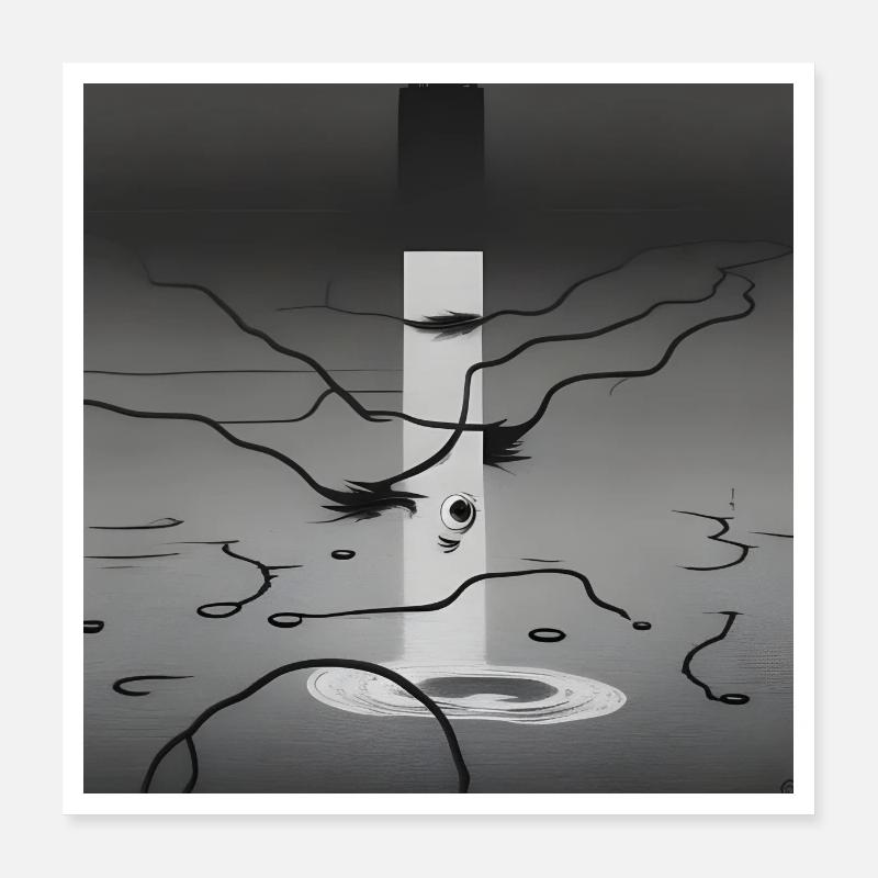 Ray Poster 16" x 16" (40x40 cm)