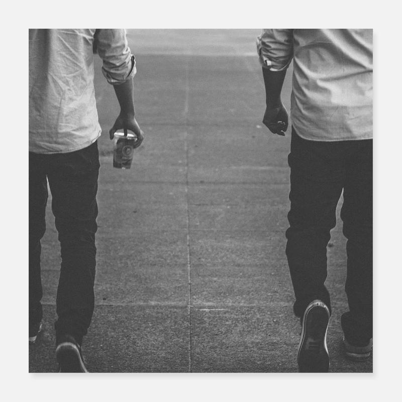 Dans les rues de San Francisco Poster 40 x 40 cm