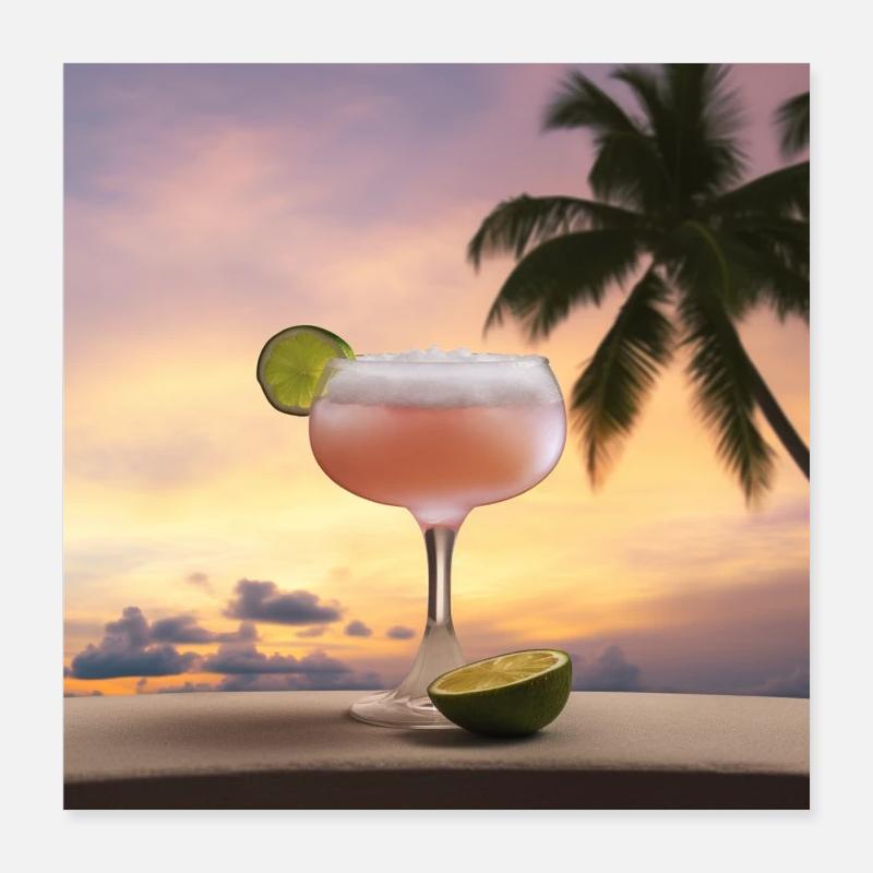 Cocktail 2 Gift Poster 16" x 16" (40x40 cm)