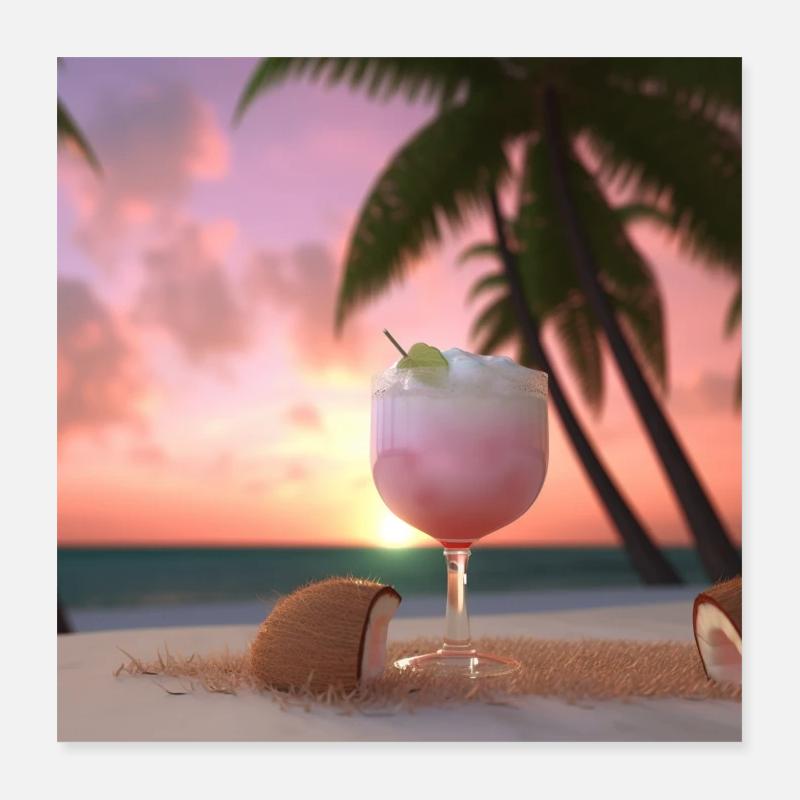 Cocktail 4 Gift Poster 16" x 16" (40x40 cm)