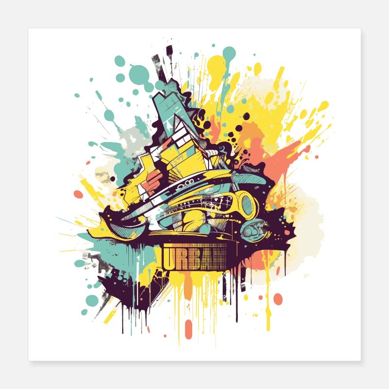 Urban Poster 16" x 16" (40x40 cm)