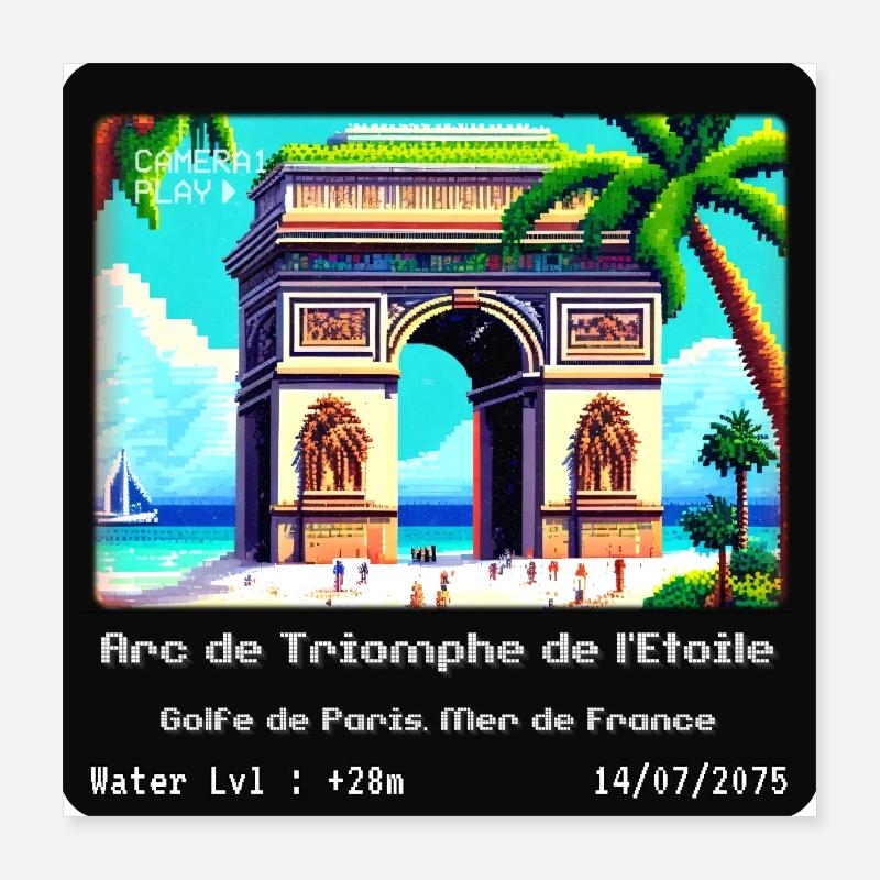 Arc de triomphe de l'Étoile Poster 40 x 40 cm