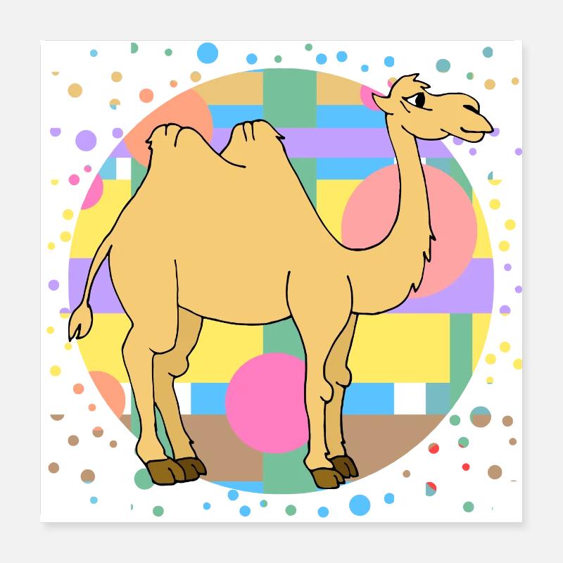 Camel Poster 16" x 16" (40x40 cm)