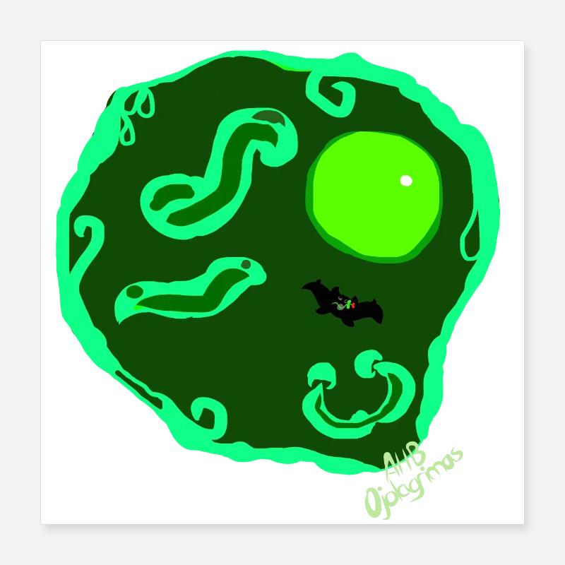 Fried egg by Isabel B. Poster 16" x 16" (40x40 cm)