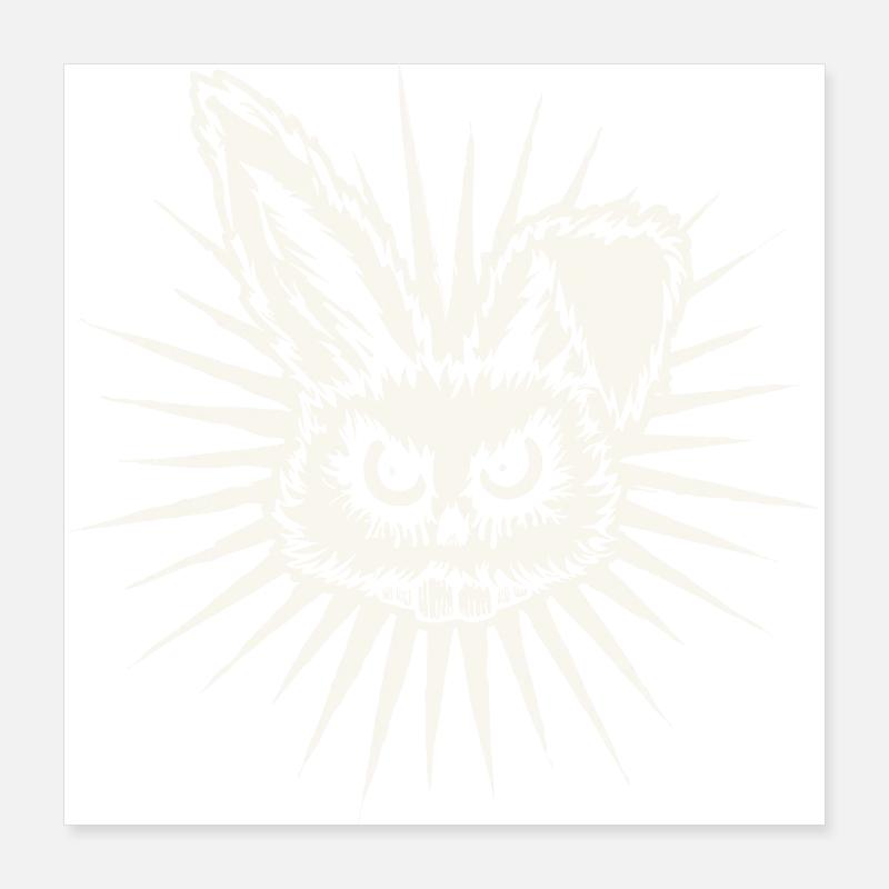 Rrrabbit Poster 40x40 cm