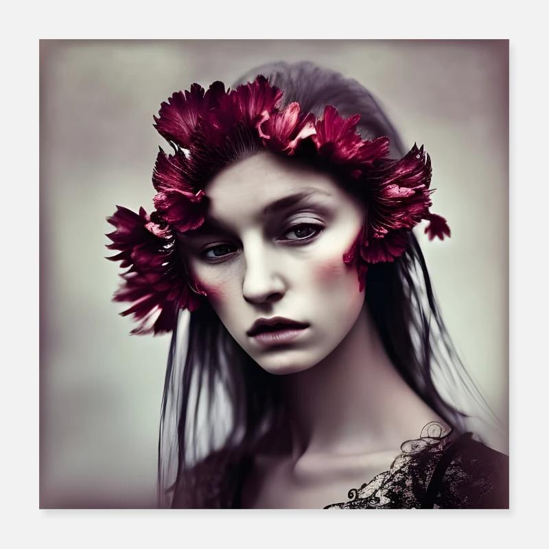 Beauty that thinks Poster 16" x 16" (40x40 cm)