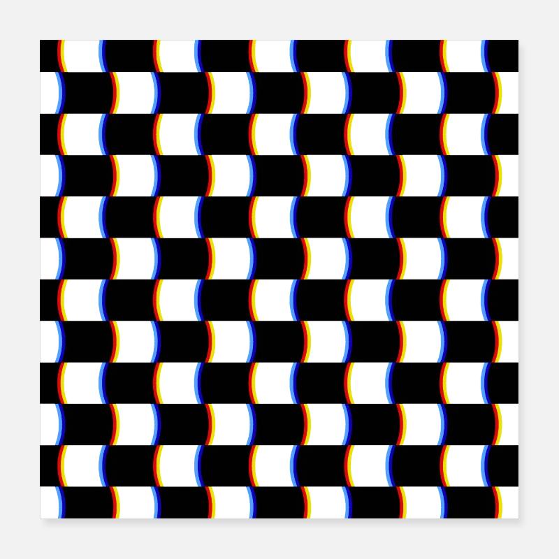 Poster v.1 - Poster 40x40 cm - Weiß