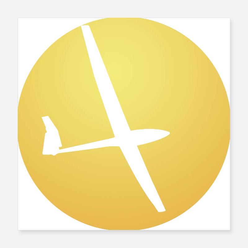 Planeur Poster 40 x 40 cm