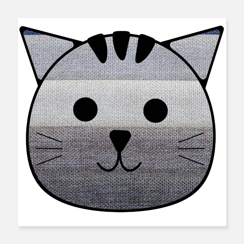 Le petit chat Otto Poster 40 x 40 cm