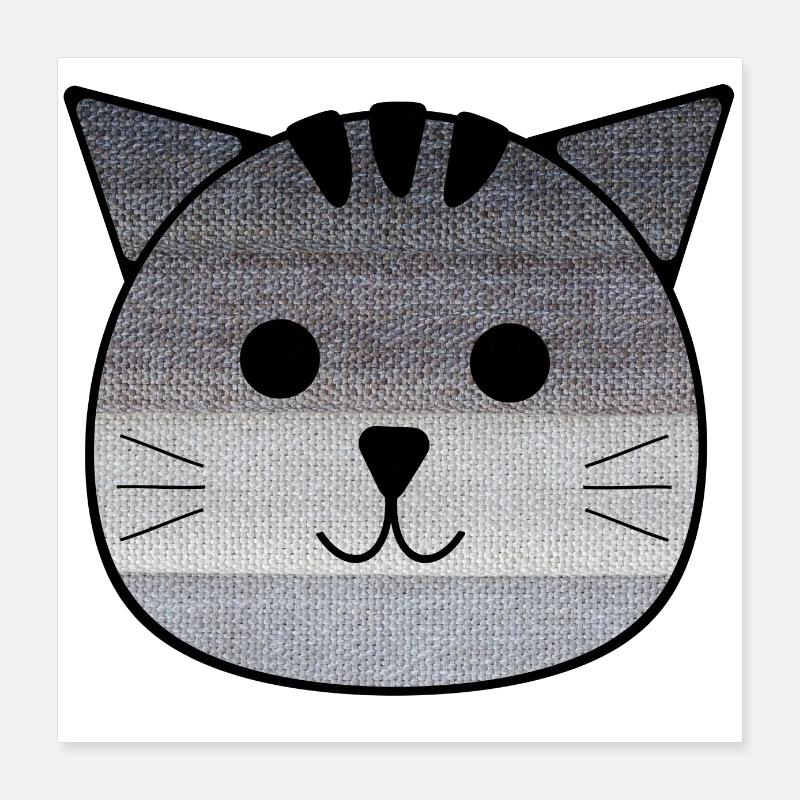 Le petit chat Otto Poster 40 x 40 cm