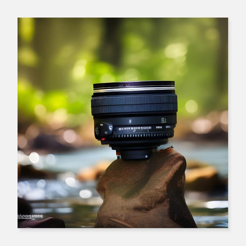 Fokus im Bild Poster 40x40 cm