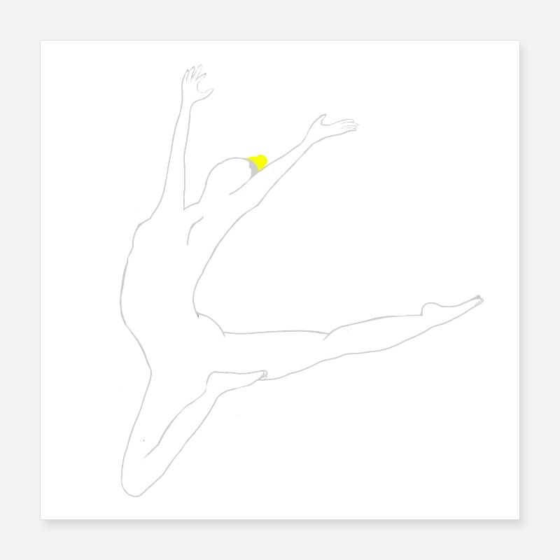 Valencian dancer Poster 16" x 16" (40x40 cm)