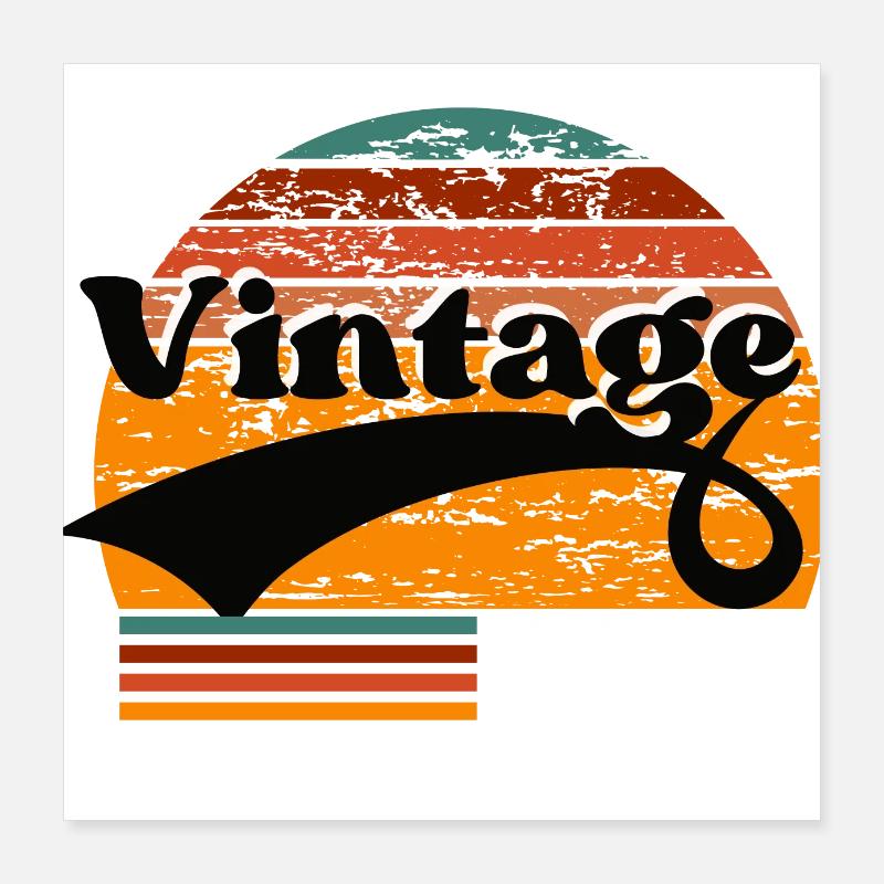 Vintage 1981 Poster 16" x 16" (40x40 cm)