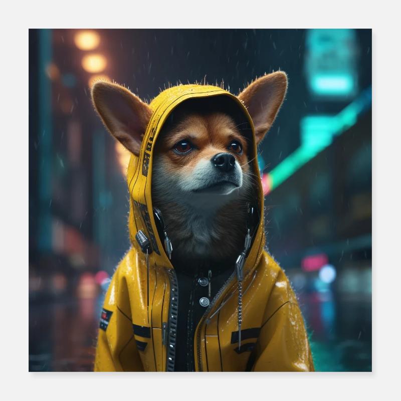 Human Dog Poster 16" x 16" (40x40 cm)
