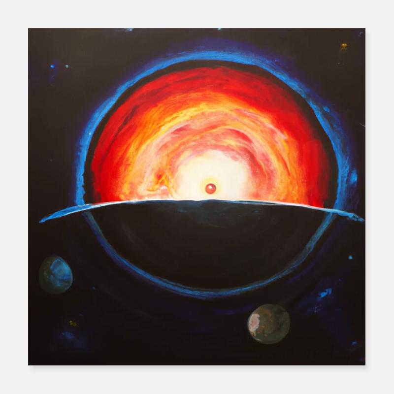 Affiches spatiales Poster 40 x 40 cm