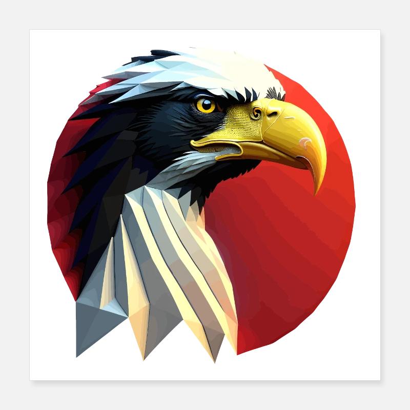 Adler #2 Poster 40x40 cm