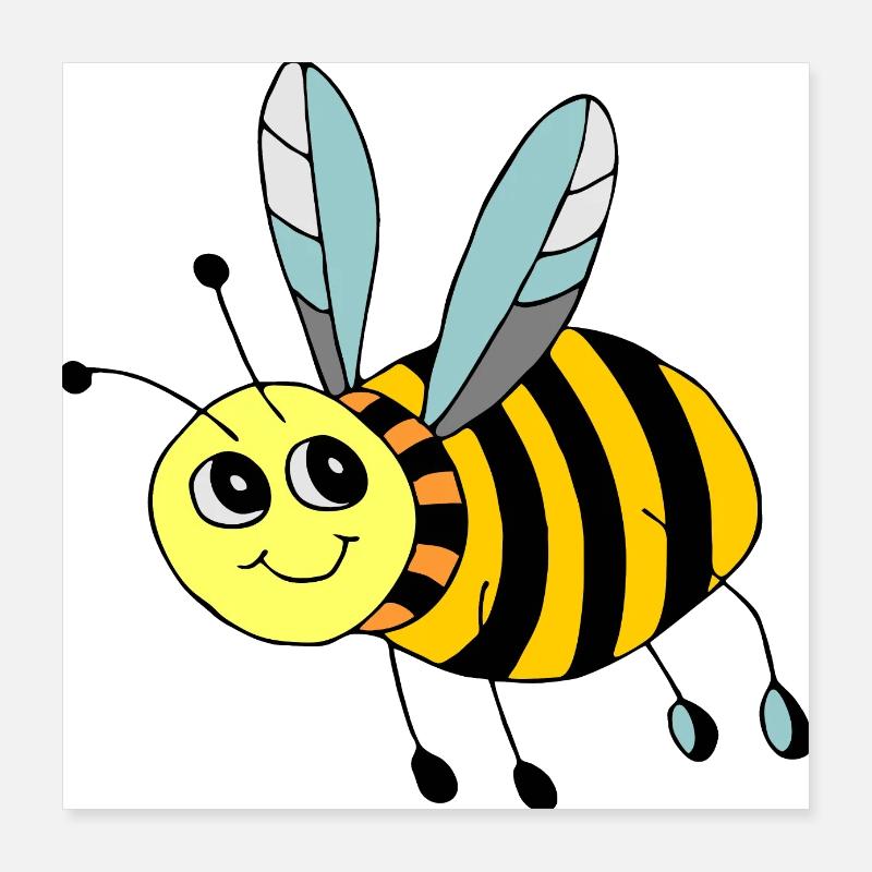 Abeille Poster 40 x 40 cm