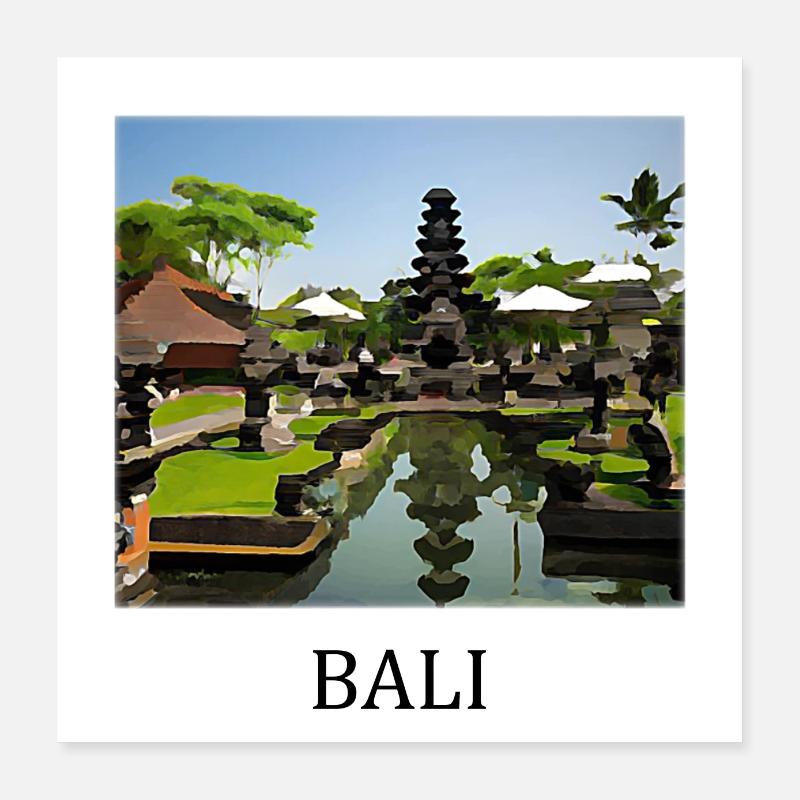 Bali Poster 16" x 16" (40x40 cm)