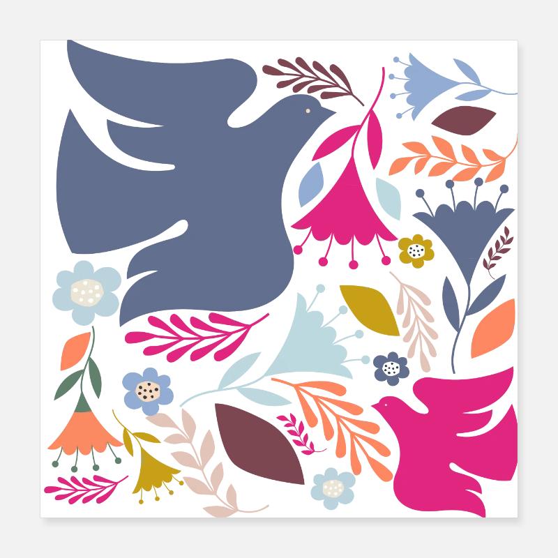 Wildflowers-gift idea Poster 16" x 16" (40x40 cm)