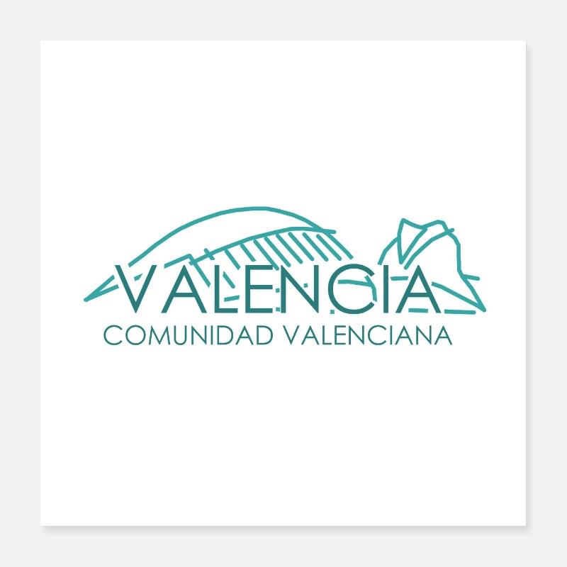 Valenz Poster 40x40 cm