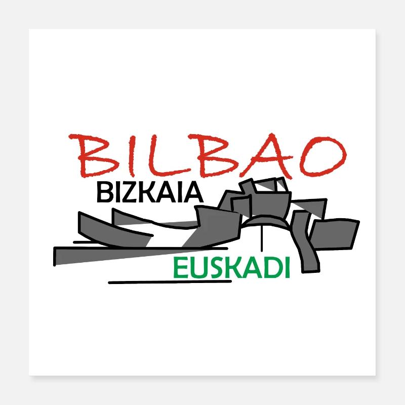 Bilbao Poster 40 x 40 cm