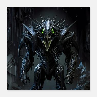 Mostro Poster 40x40 cm