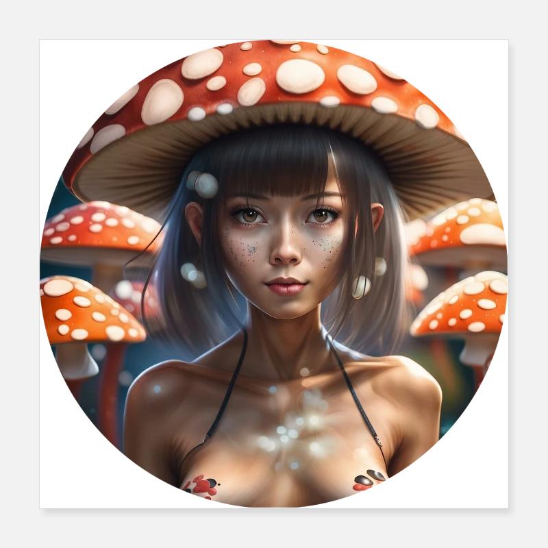fly agaric Poster 16" x 16" (40x40 cm)