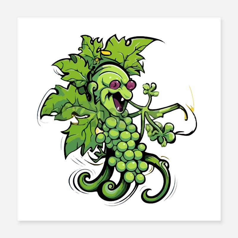 Vine elf Poster 16" x 16" (40x40 cm)