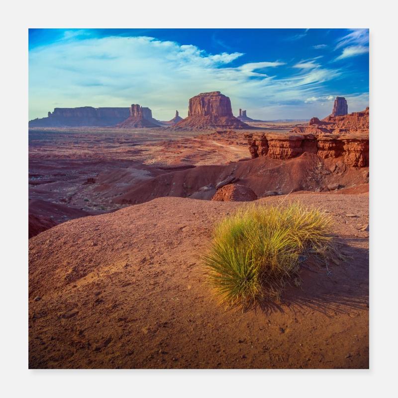 Monument Valley Poster 16" x 16" (40x40 cm)