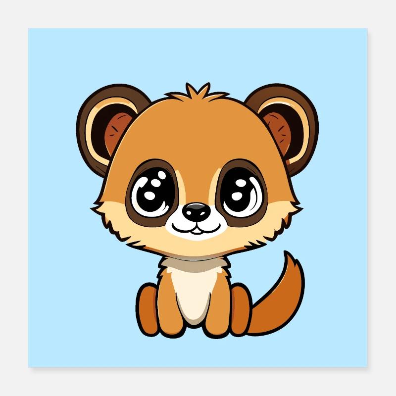 Fossa Poster 40 x 40 cm