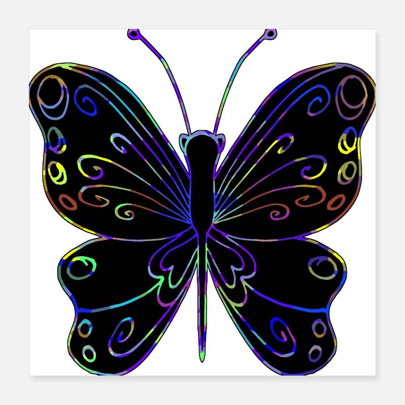 papillon Poster 40 x 40 cm