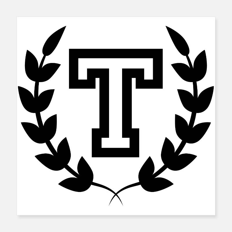 Sport Letter Poster 16" x 16" (40x40 cm)