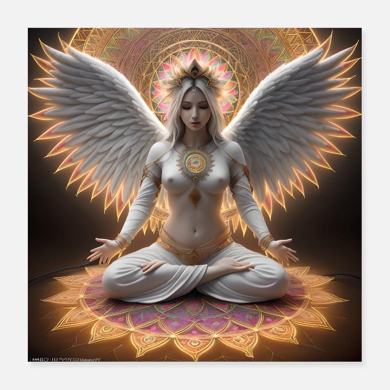 Ange de l’amour Poster 40 x 40 cm