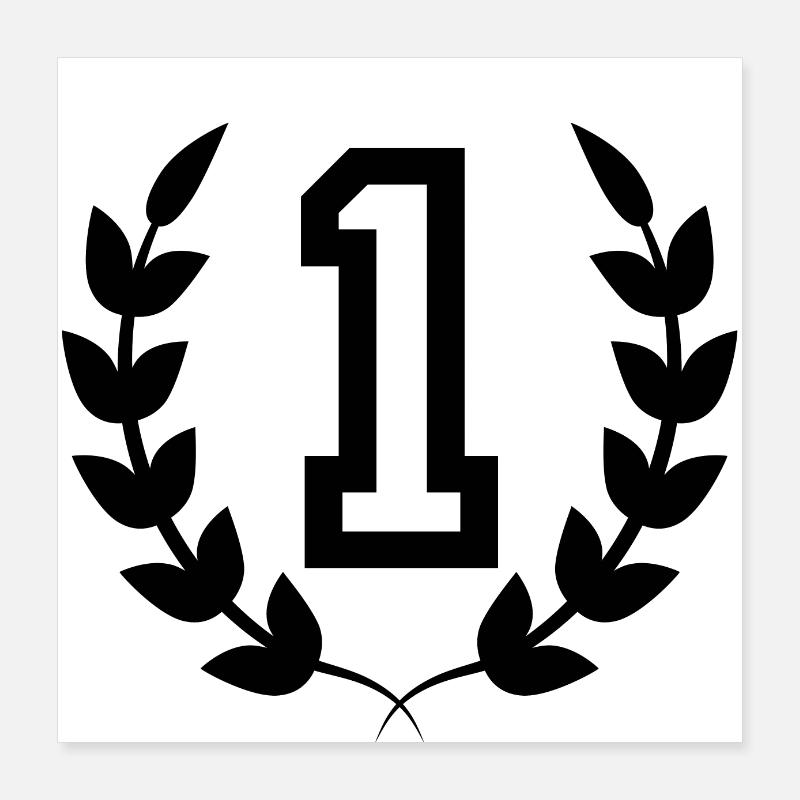 1e anniversaire-idée cadeau 1 an Poster 40 x 40 cm