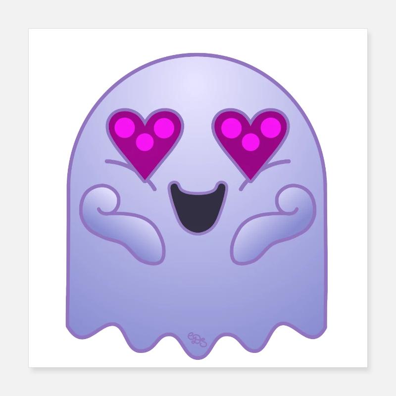 Ghost to love you Poster 40x40 cm