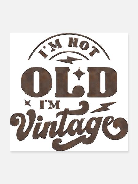 50th Birthday vintage retro Born in 1973 Birthday - Poster 16" x 16" (40x40 cm) - white - Front
