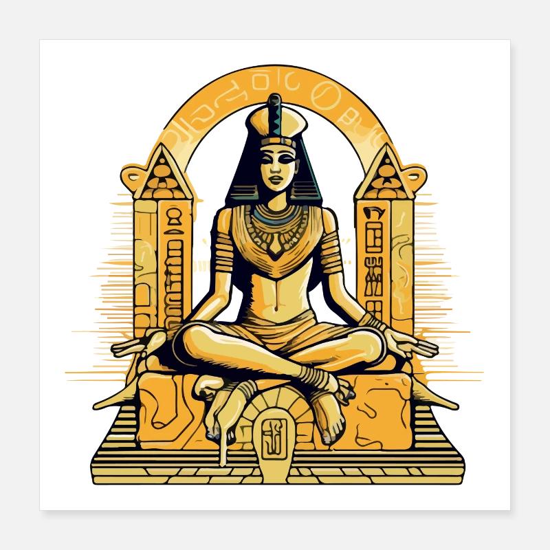 Le sphinx n°4 Poster 40 x 40 cm