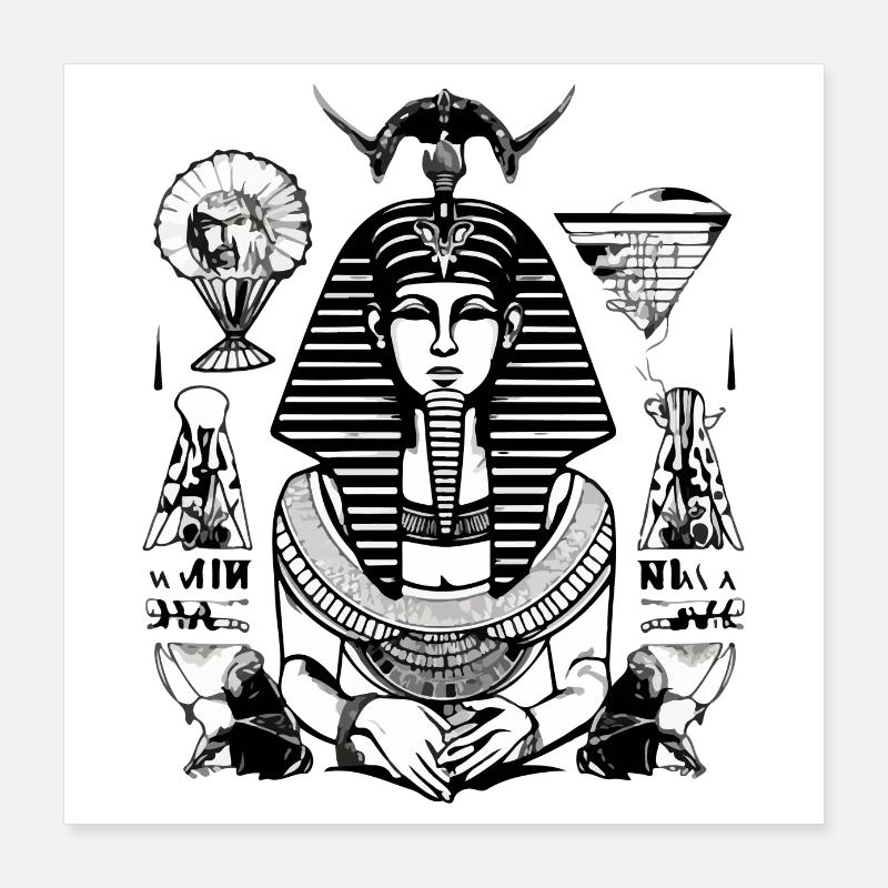 Le sphinx n°3 Poster 40 x 40 cm