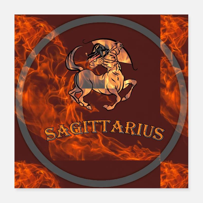 Sagittaire Poster 40 x 40 cm