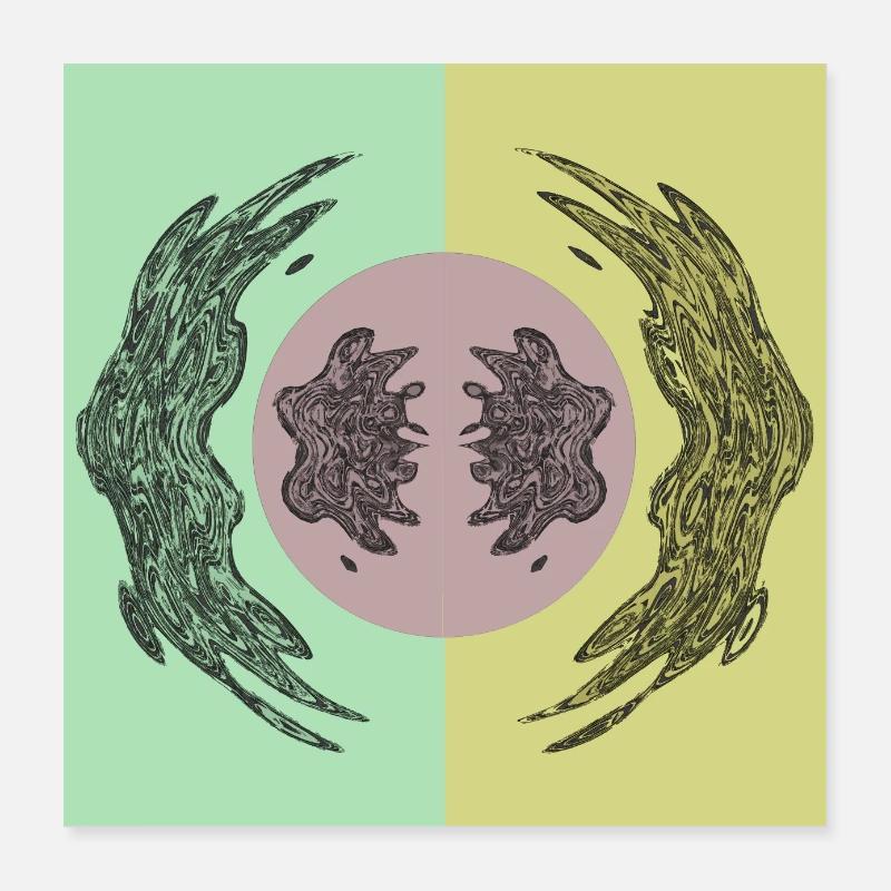 Abstract No. 75 Poster 40x40 cm