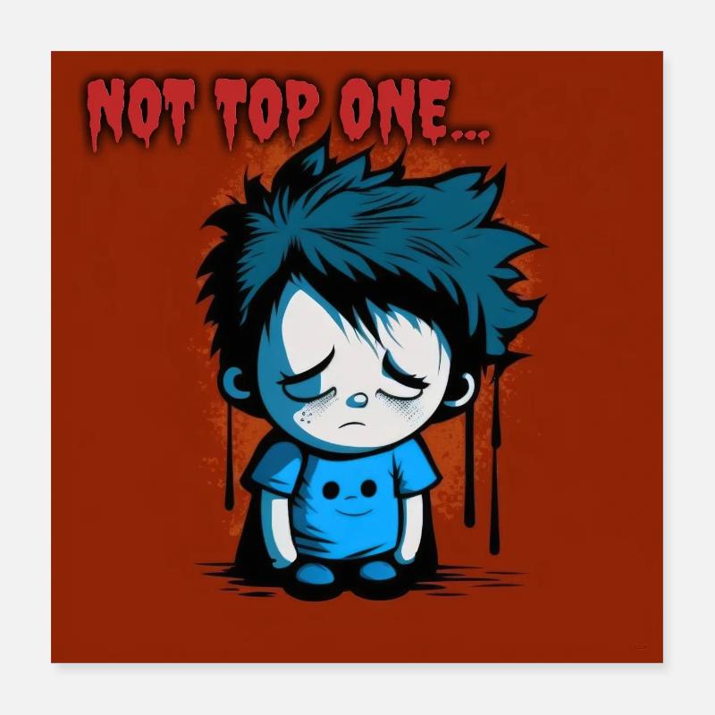 Geek - Not top one 01 Poster 40 x 40 cm