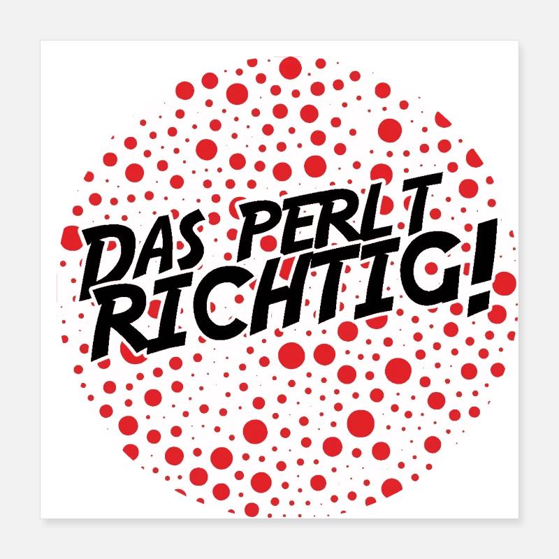 perlt1 Poster 40x40 cm