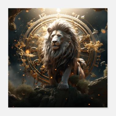 Dio Leone Poster 40x40 cm