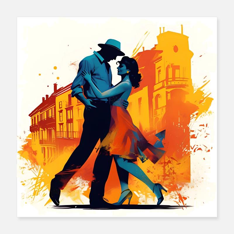 La danse présente de nombreux avantages Poster 40 x 40 cm