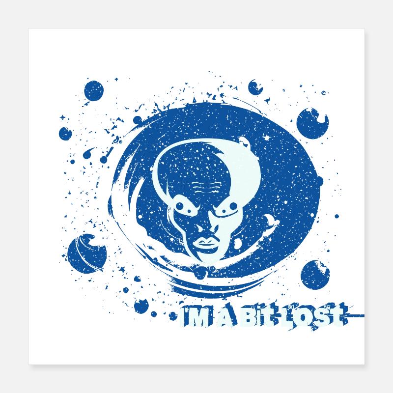 Amateurs d’OVNIS Poster 40 x 40 cm