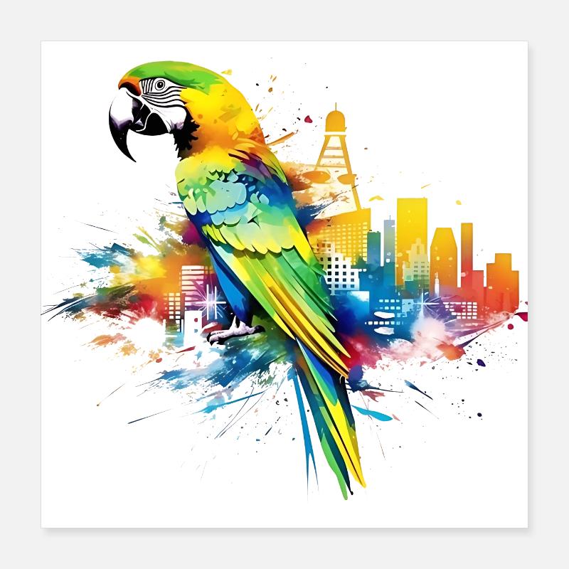 Rio de Janeiro is synonymous with rhythm and colour Poster 16" x 16" (40x40 cm)